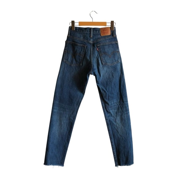 Levi’s RARE 501 Jeans by White Oak Cone Denim Size 24 Frayed Hem Limited Edition - Picture 12 of 16